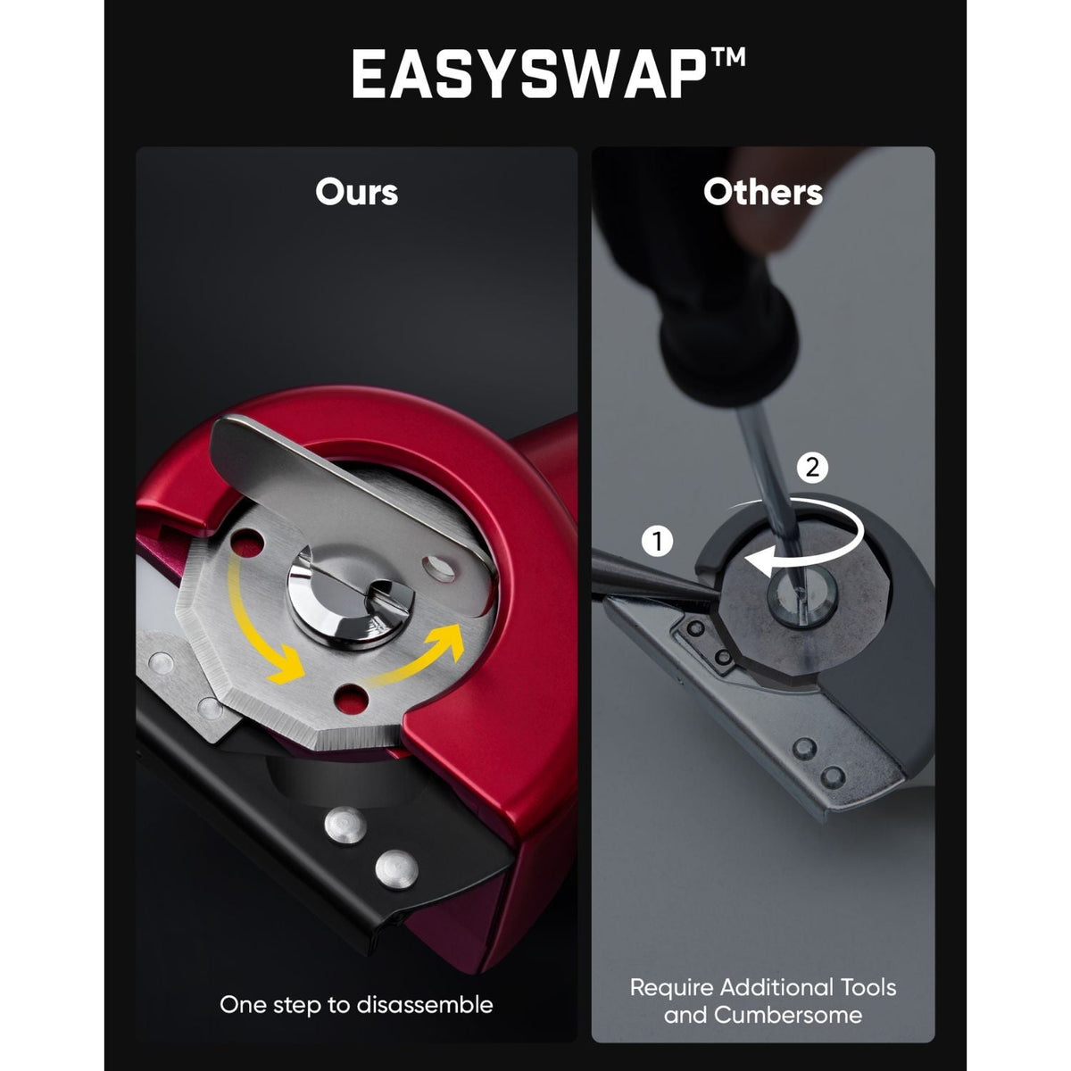 Fanttik C8 Nano EasySwap blades one-step disassembly mechanism