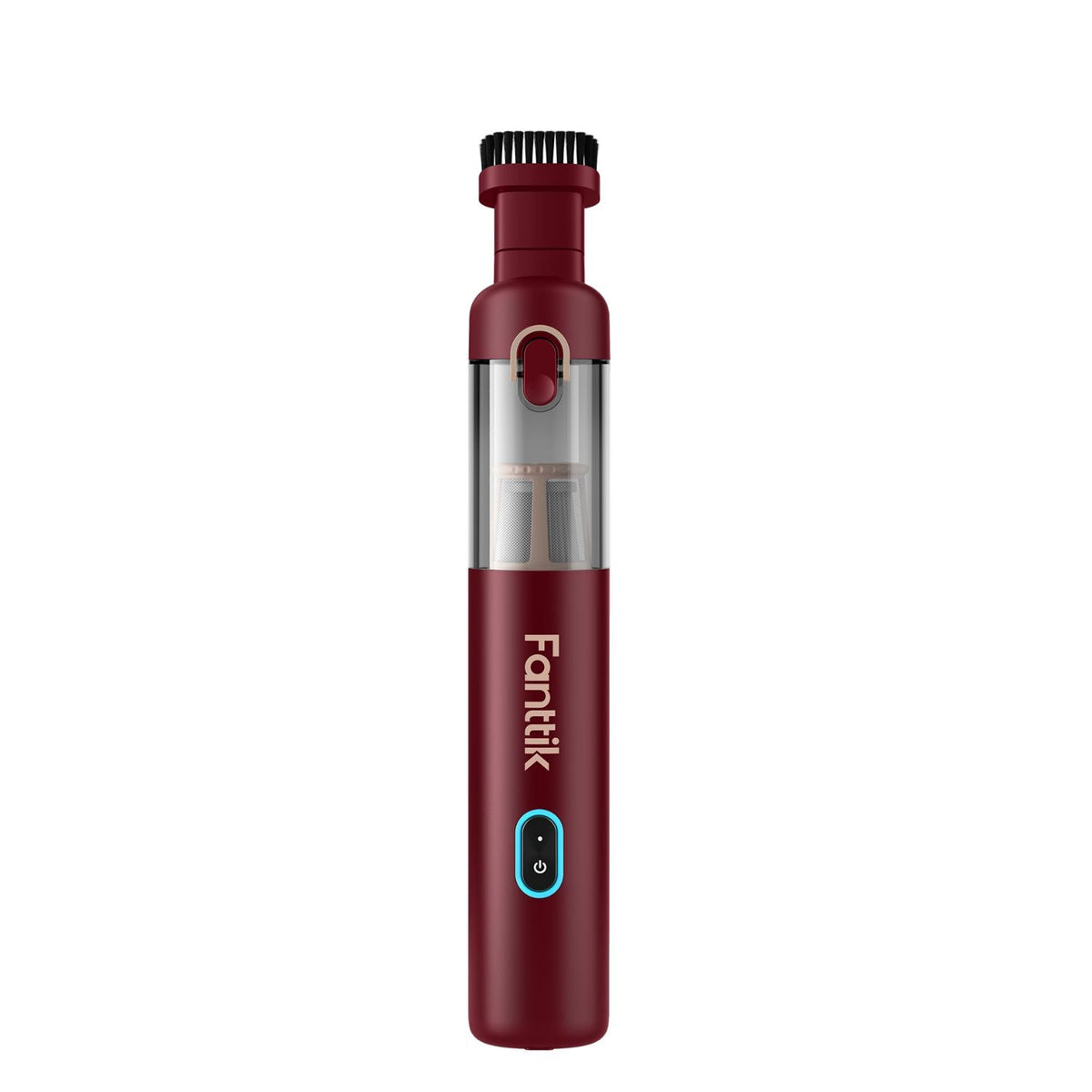 Fanttik Slim V8 Apex Car Vacuum RobustClean Red with brush head attachment